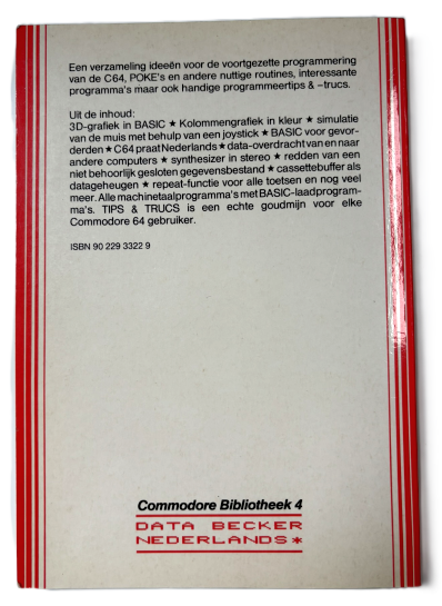 Data becker   Tipe en Trucs voor de commodore 64   deel 1   back